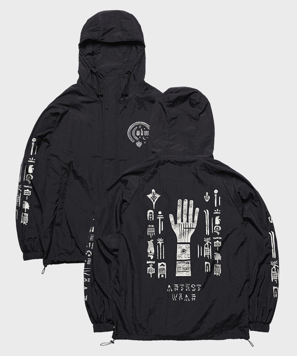 아티스트웨어(ARTISTWEAR) [ATW] 히에로글리프 후드 바람막이