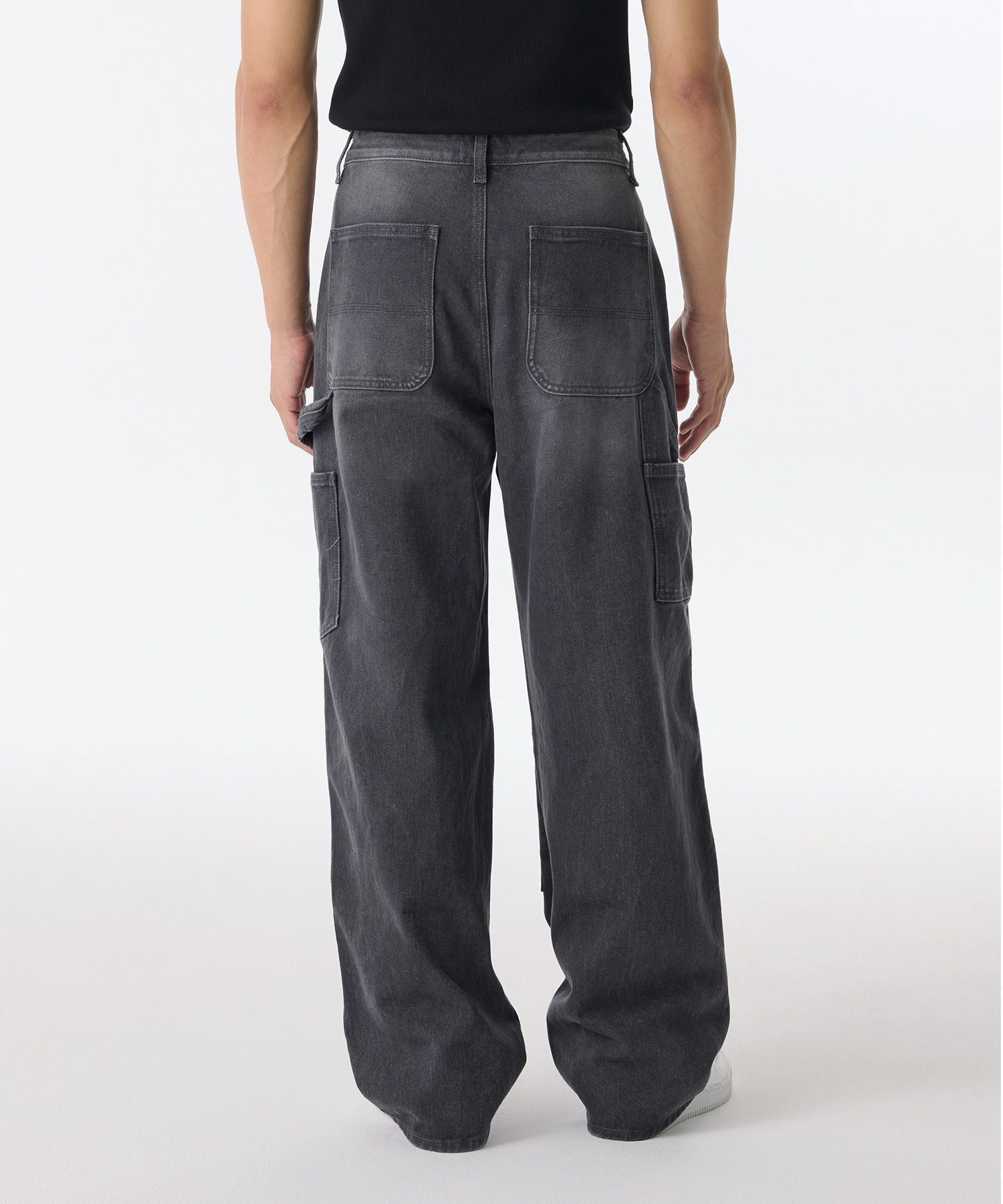MUSINSA | MUSINSA STANDARD Pigment Denim Wide Double Knee