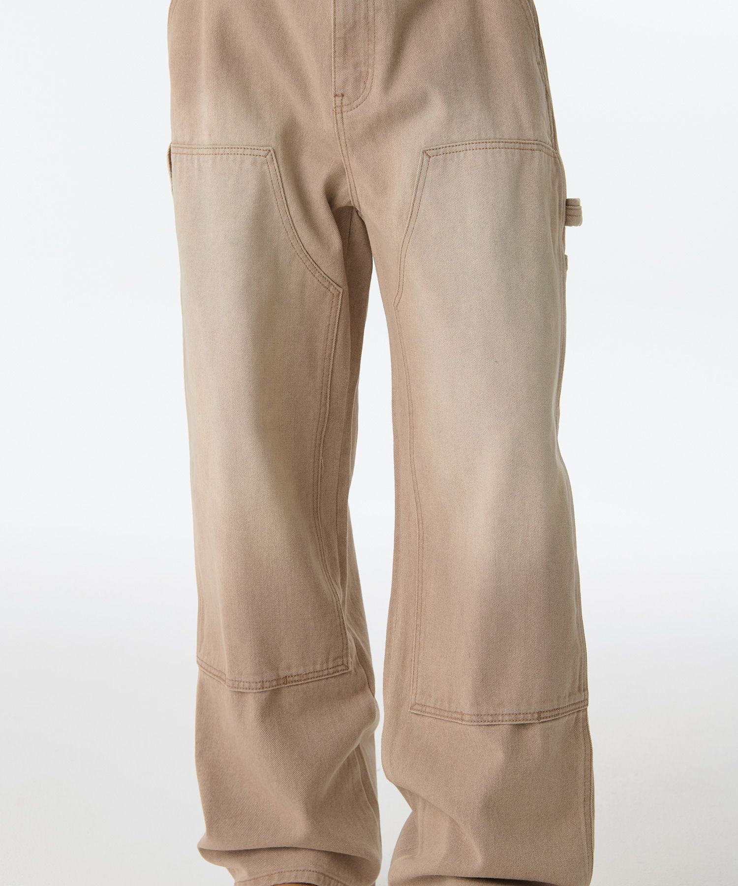 ★MUSINSA STANDARD★ Pigment Denim Wide Double Knee Carpente MUSINSA | MUSINSA STANDARD Pigment Denim Wide Double Knee