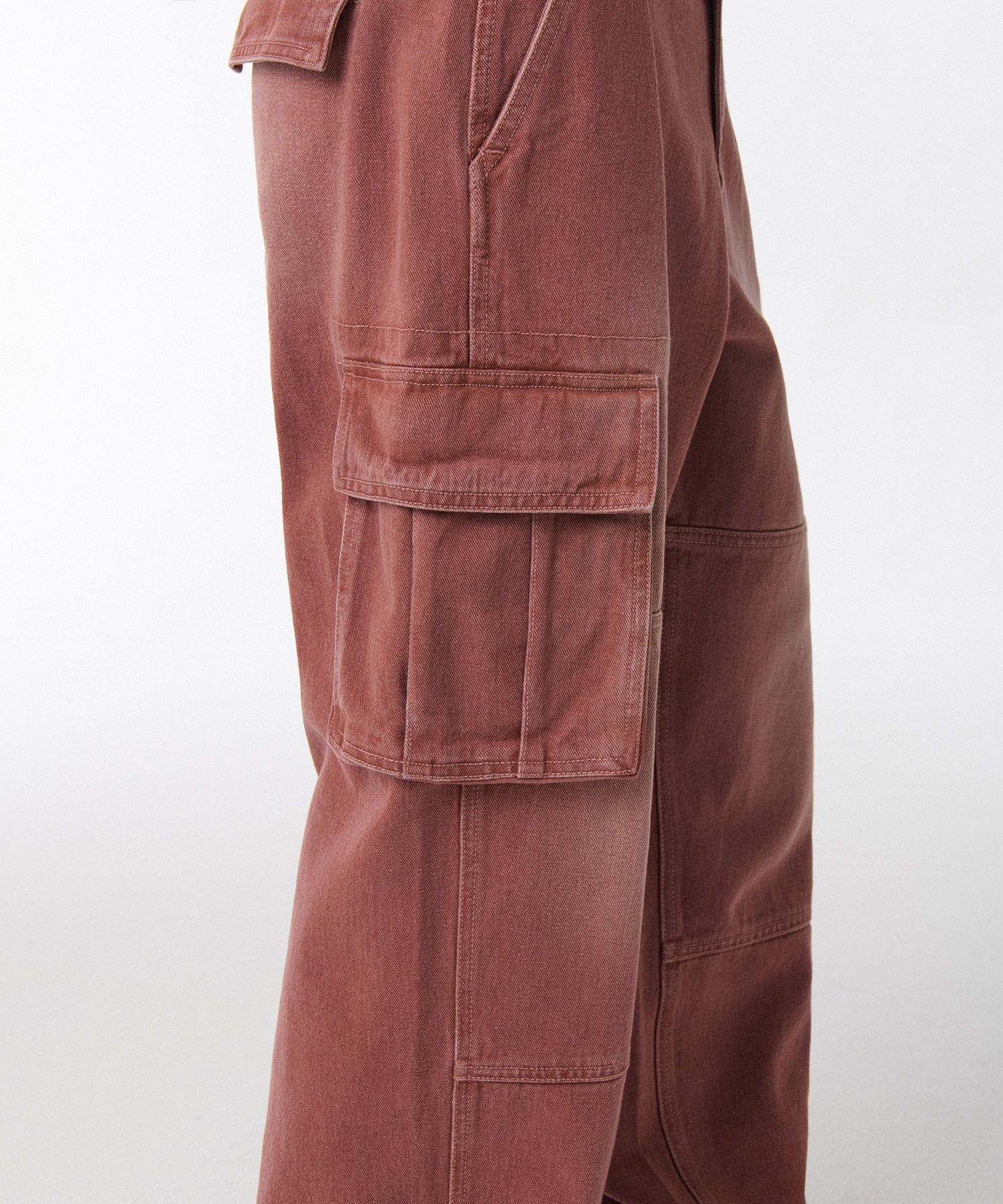 MUSINSA | MUSINSA STANDARD Pigment Extra Wide Cargo Denim