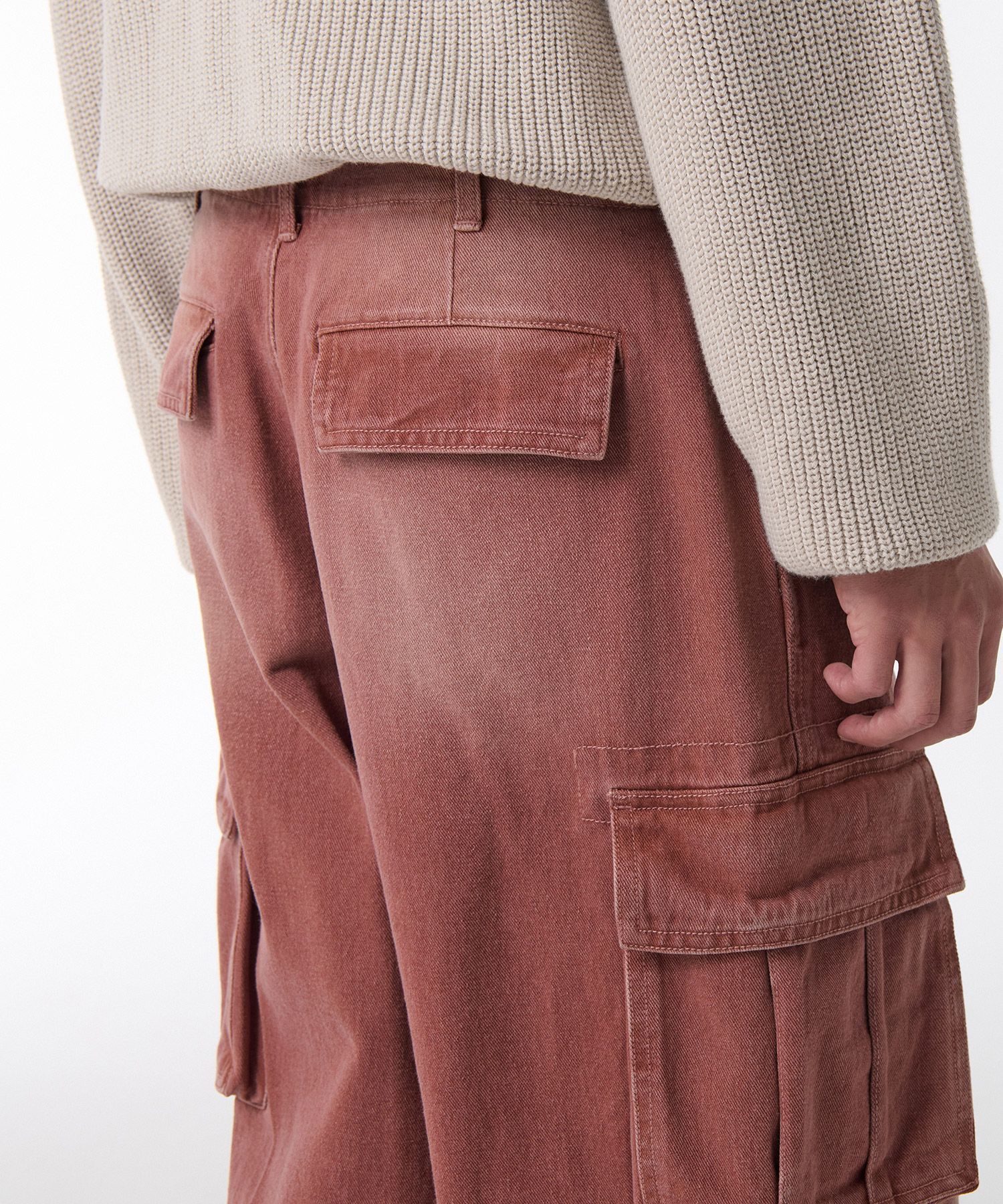 ★MUSINSA STANDARD★ Pigment wide denim pants smoke pink MMD MUSINSA公式 | MUSINSA STANDARD Pigment Extra Wide Cargo