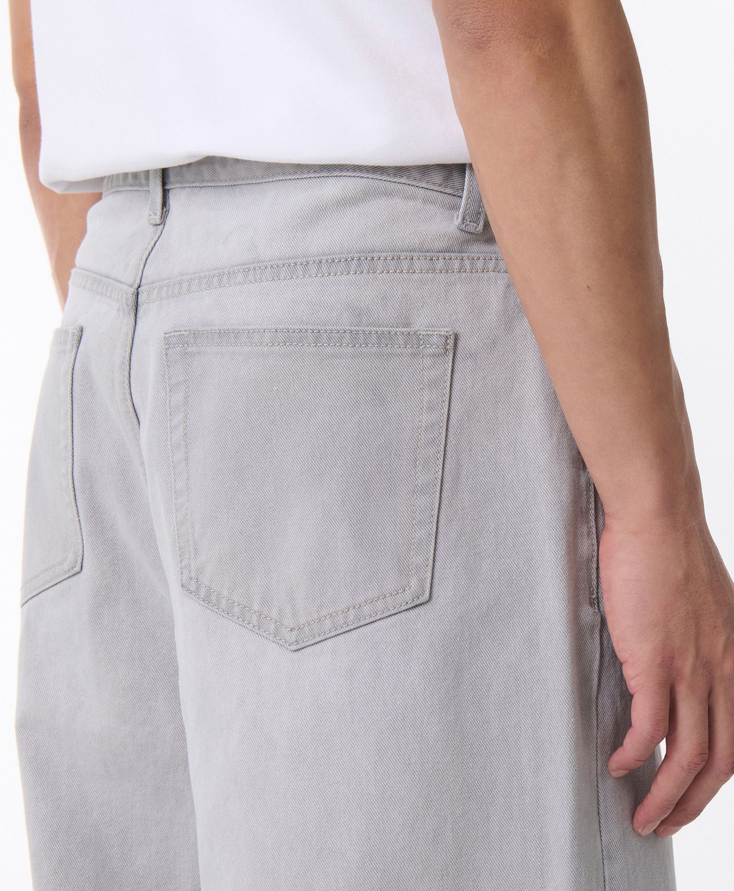 ★MUSINSA STANDARD★ Painted Wide Denim Pants Gray MMDNP505- MUSINSA | MUSINSA STANDARD WOMAN Women's Wide Denim Pants