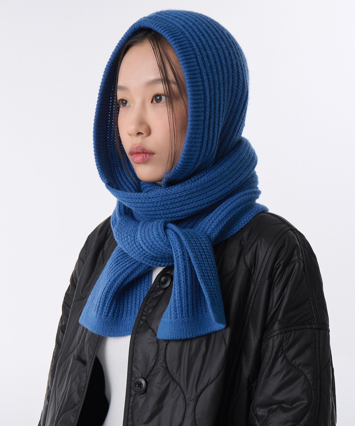 무신사 스탠다드 우먼(MUSINSA STANDARD WOMAN) 우먼즈 머플러 바라클라바 [블루]