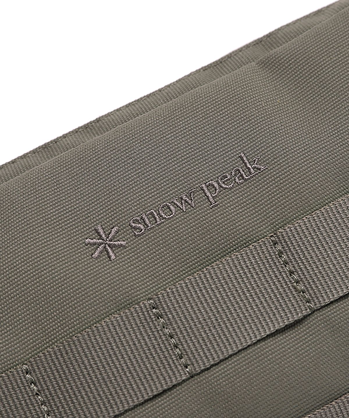 스노우피크 어패럴(SNOWPEAK APPAREL) 러프 스퀘어 힙색 Dark Khaki (S24ZUFBG67)