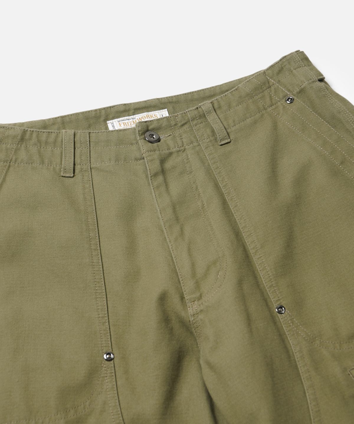 프리즘웍스(FRIZMWORKS) JUNGLE CLOTH DOUBLE KNEE PANTS _ KHAKI BEIGE