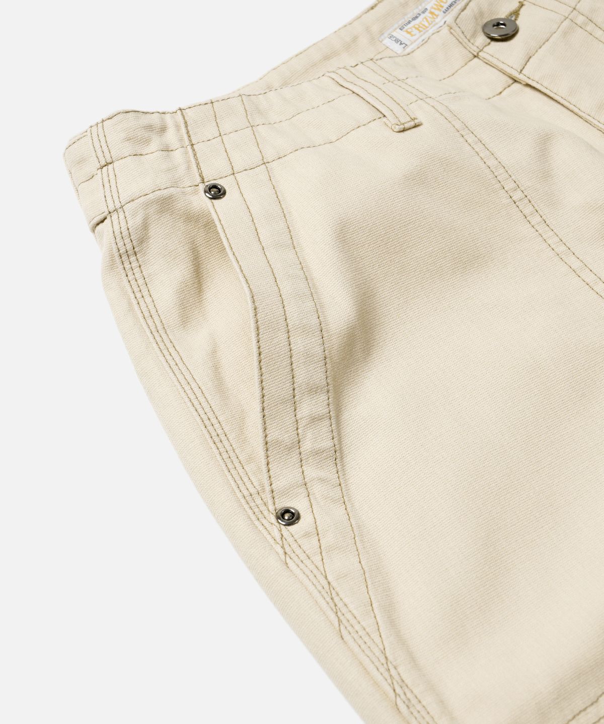 프리즘웍스(FRIZMWORKS) JUNGLE CLOTH DOUBLE KNEE PANTS _ CREAM