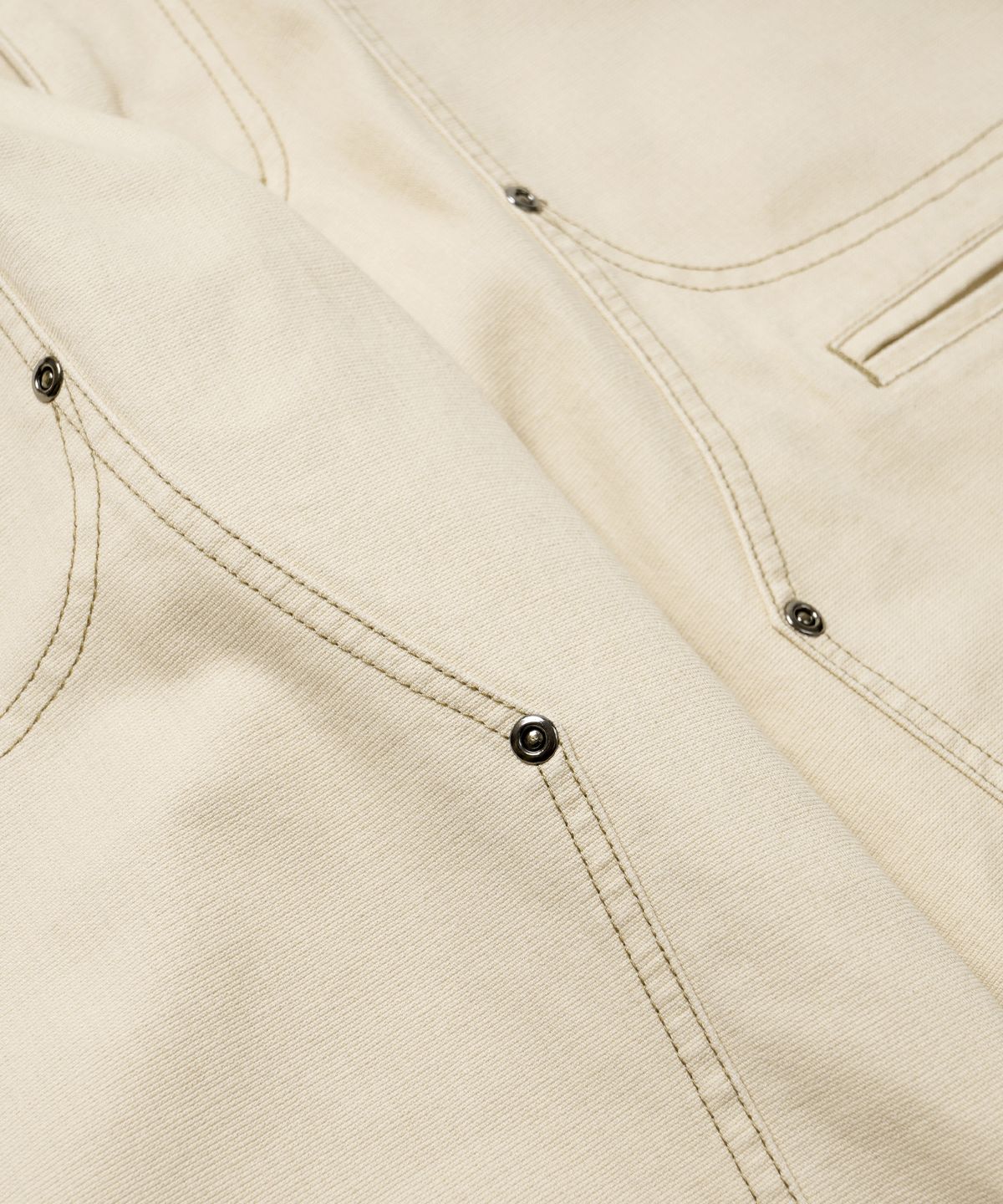 프리즘웍스(FRIZMWORKS) JUNGLE CLOTH DOUBLE KNEE PANTS _ CREAM