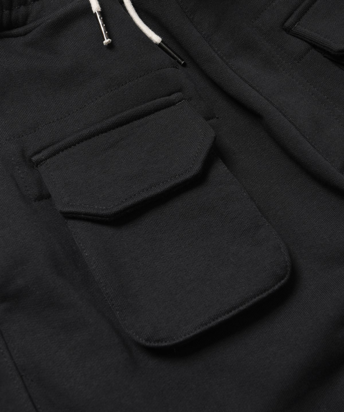 프리즘웍스(FRIZMWORKS) FRENCH PARATROOPER SWEAT PANTS _ BLACK