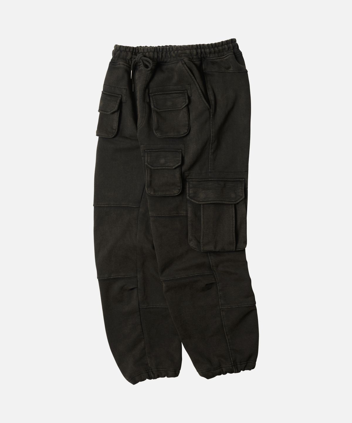 프리즘웍스(FRIZMWORKS) FRENCH PARATROOPER SWEAT PANTS _ BLACK BROWN