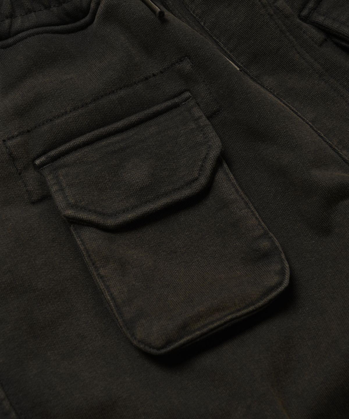 프리즘웍스(FRIZMWORKS) FRENCH PARATROOPER SWEAT PANTS _ BLACK BROWN