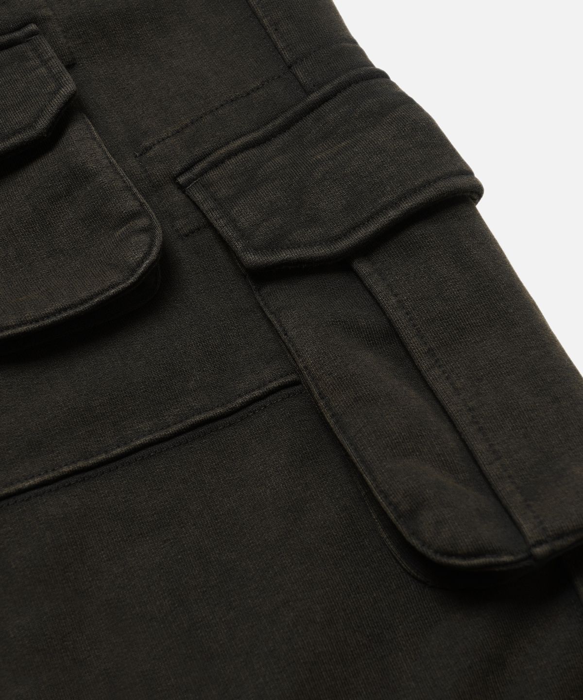 프리즘웍스(FRIZMWORKS) FRENCH PARATROOPER SWEAT PANTS _ BLACK BROWN