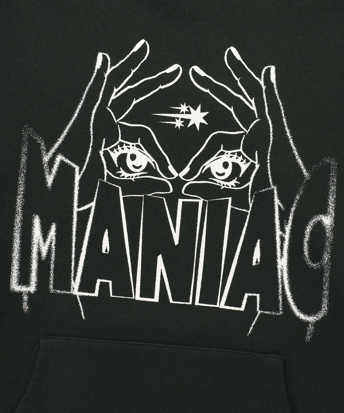 나이스고스트클럽(NICEGHOSTCLUB) BLIND MANIAC HOODIE_BLACK(NG2EFUM407A)
