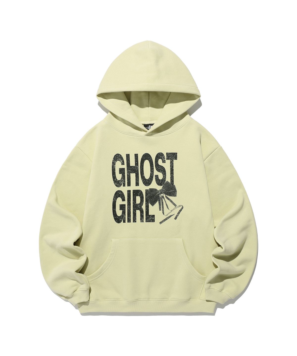 나이스고스트클럽(NICEGHOSTCLUB) GHOST GIRL RIBBON HOODIE_YELLOW(NG2EFUM408A)