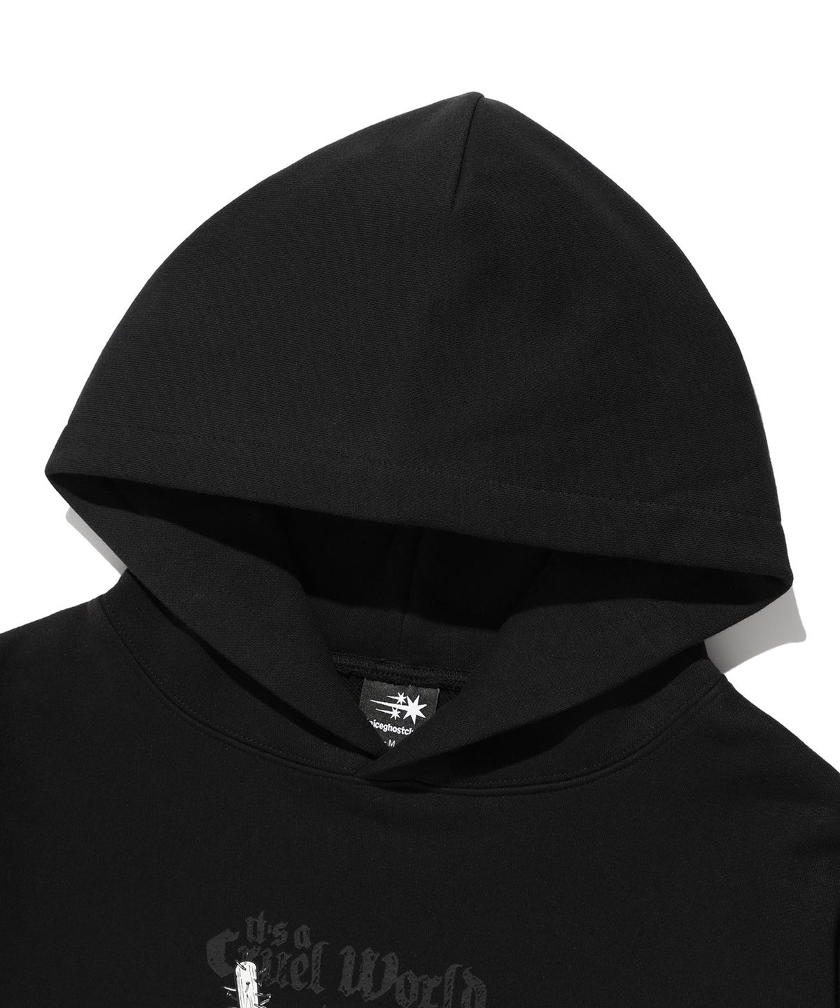 나이스고스트클럽(NICEGHOSTCLUB) RESTLESS SLEEPING HOODIE_BLACK(NG2EFUM414A)