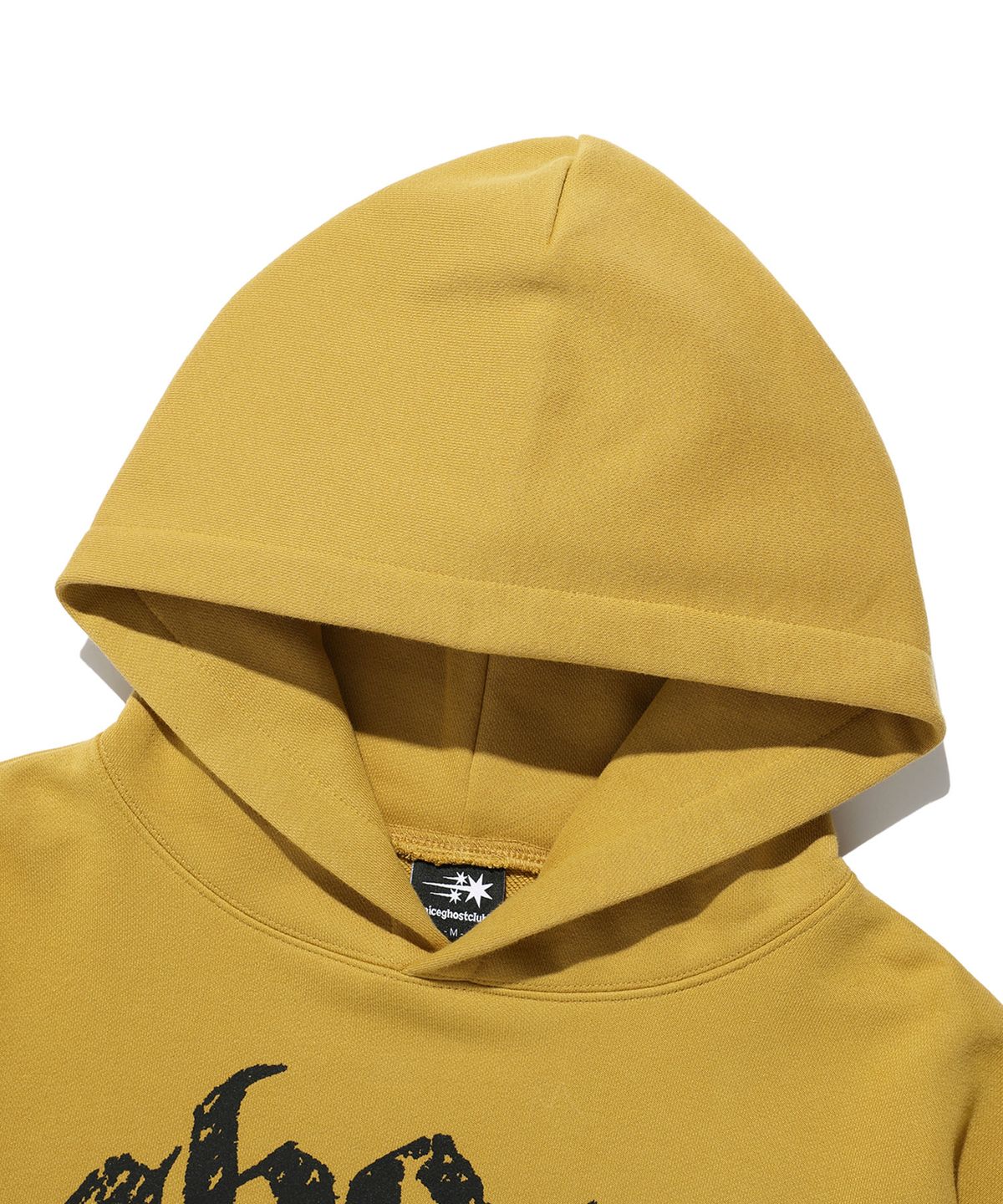 나이스고스트클럽(NICEGHOSTCLUB) A FALLING CAT HOODIE_MUSTARD(NG2EFUM415A)