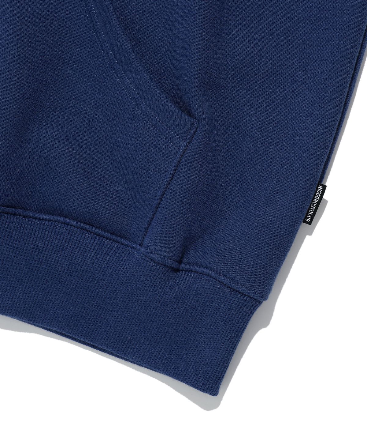 나이스고스트클럽(NICEGHOSTCLUB) GHOST TAIL COLLEGE HOODIE_NAVY(NG2EFUM420A)