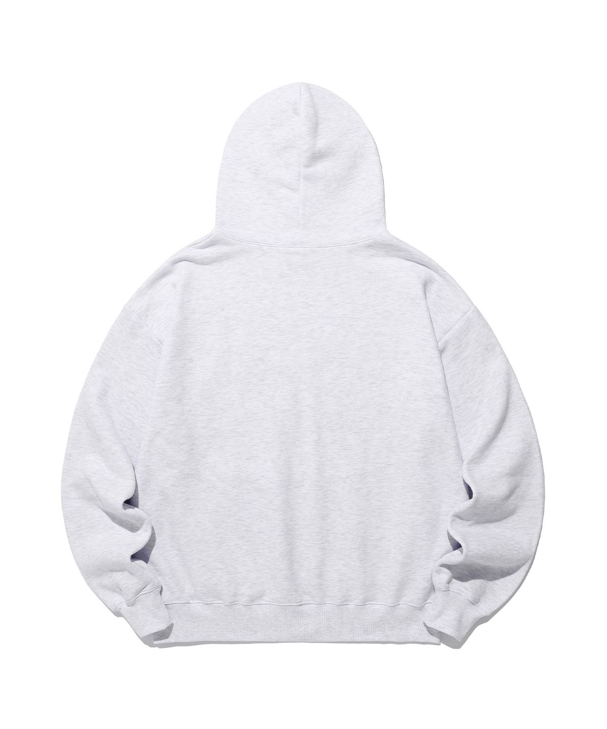 나이스고스트클럽(NICEGHOSTCLUB) GHOST TAIL COLLEGE HOODIE_LIGHT GREY(NG2EFUM420A)