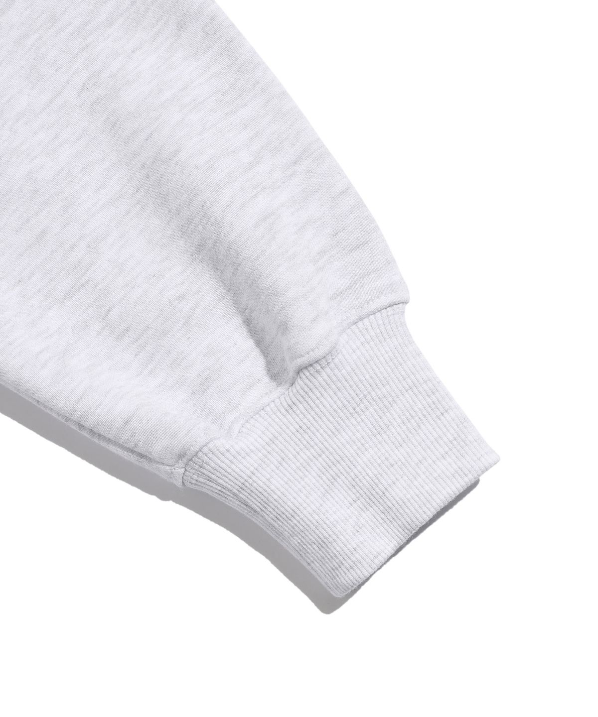 나이스고스트클럽(NICEGHOSTCLUB) GHOST TAIL COLLEGE HOODIE_LIGHT GREY(NG2EFUM420A)