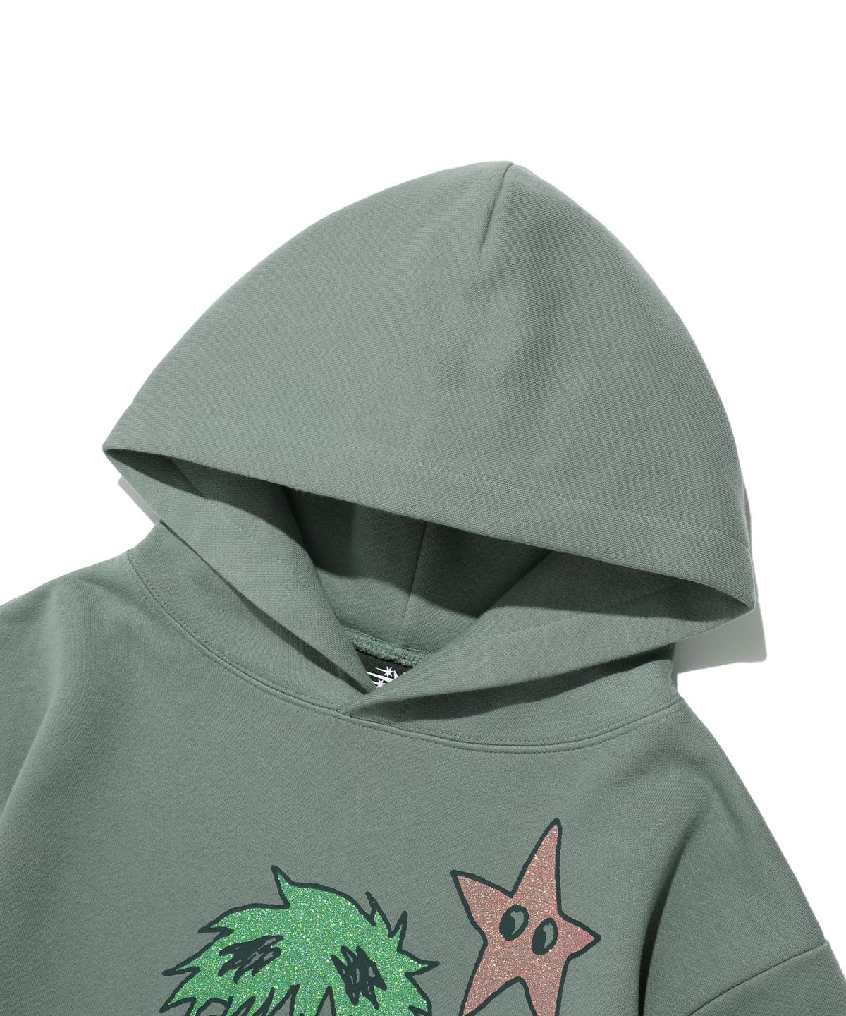 나이스고스트클럽(NICEGHOSTCLUB) LITTLE GHOST BOY HOODIE_GREEN(NG2EFUM422A)