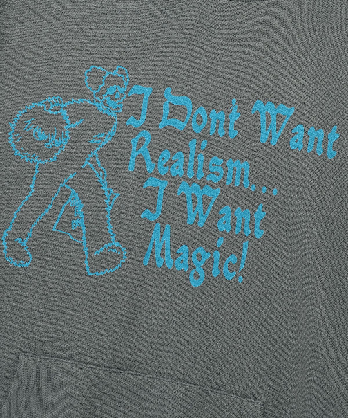 나이스고스트클럽(NICEGHOSTCLUB) I WANT MAGIC HOODIE_CHARCOAL(NG2EFUM424A)