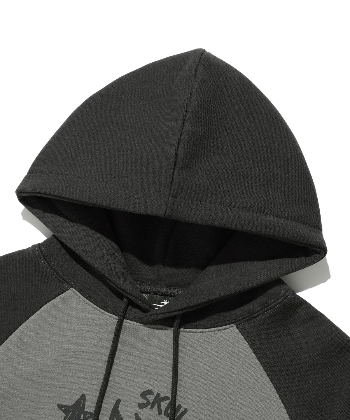 나이스고스트클럽(NICEGHOSTCLUB) SKULL ROCK HOODIE_CHARCOAL(NG2EFUM426A)