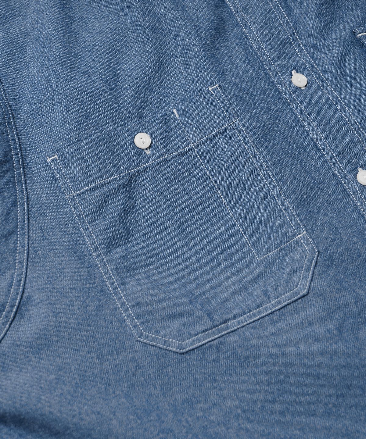 프리즘웍스(FRIZMWORKS) 1920S CHAMBRAY WORK SHIRT _ BLUE