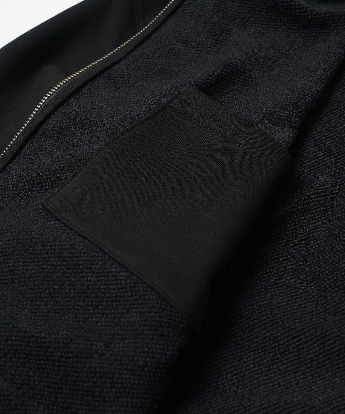 프리즘웍스(FRIZMWORKS) HEAVYWEIGHT SWEAT ZIP UP CARDIGAN _ BLACK