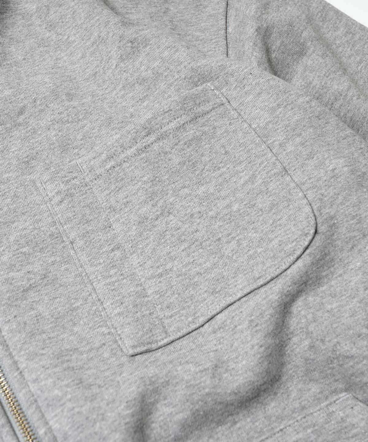 프리즘웍스(FRIZMWORKS) HEAVYWEIGHT SWEAT ZIP UP CARDIGAN _ GRAY