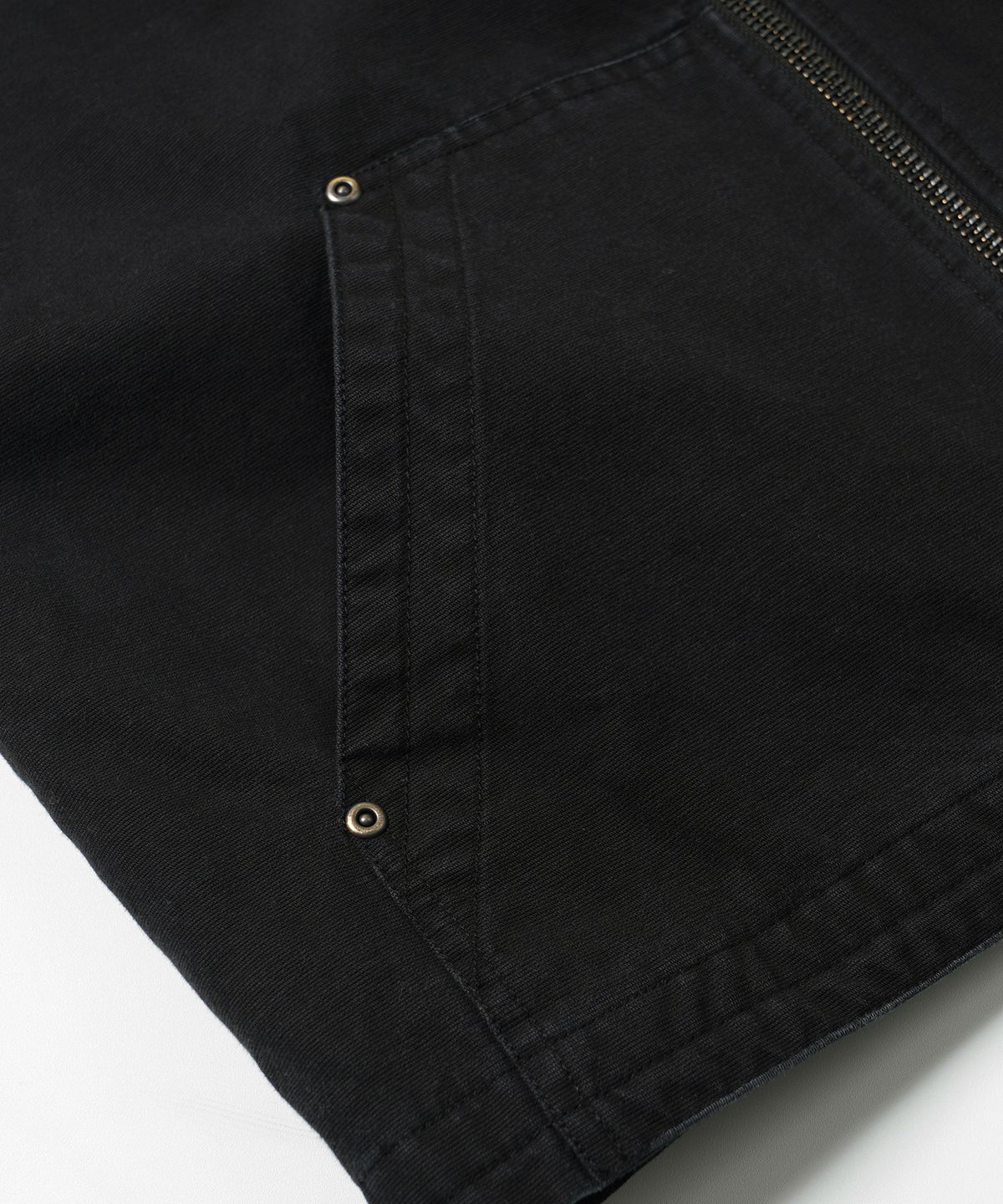 프리즘웍스(FRIZMWORKS) JUNGLE CLOTH DECK VEST _ BLACK