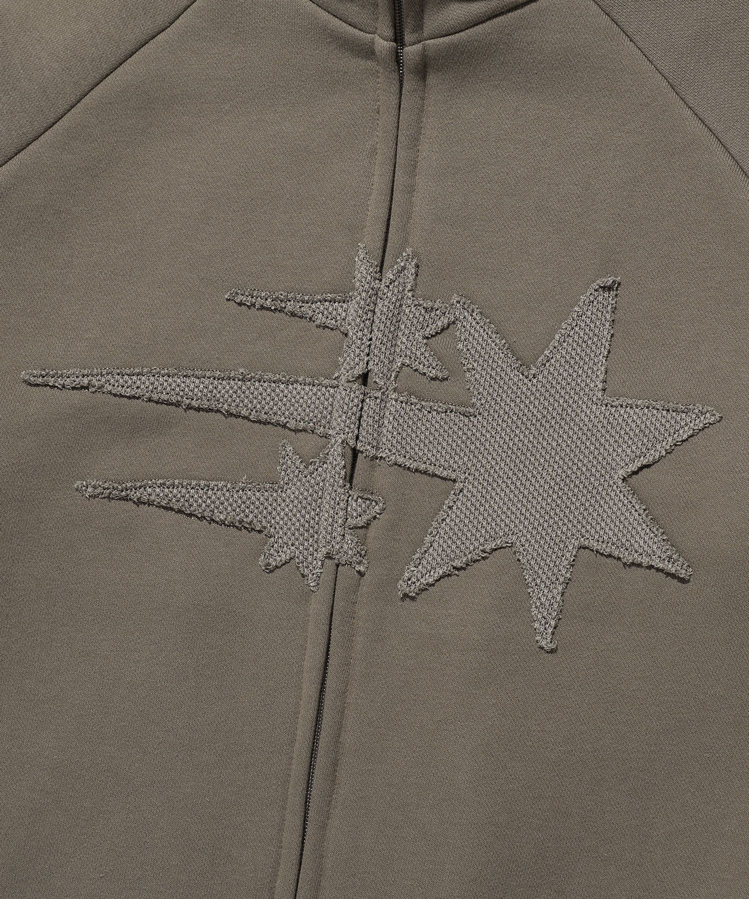 ★Nice Ghost Club★3STARS SWEAT JERSEY ZIP UP MUSINSA | NICE GHOST CLUB 3STARS SWEAT JERSEY ZIP UP_BEIGE