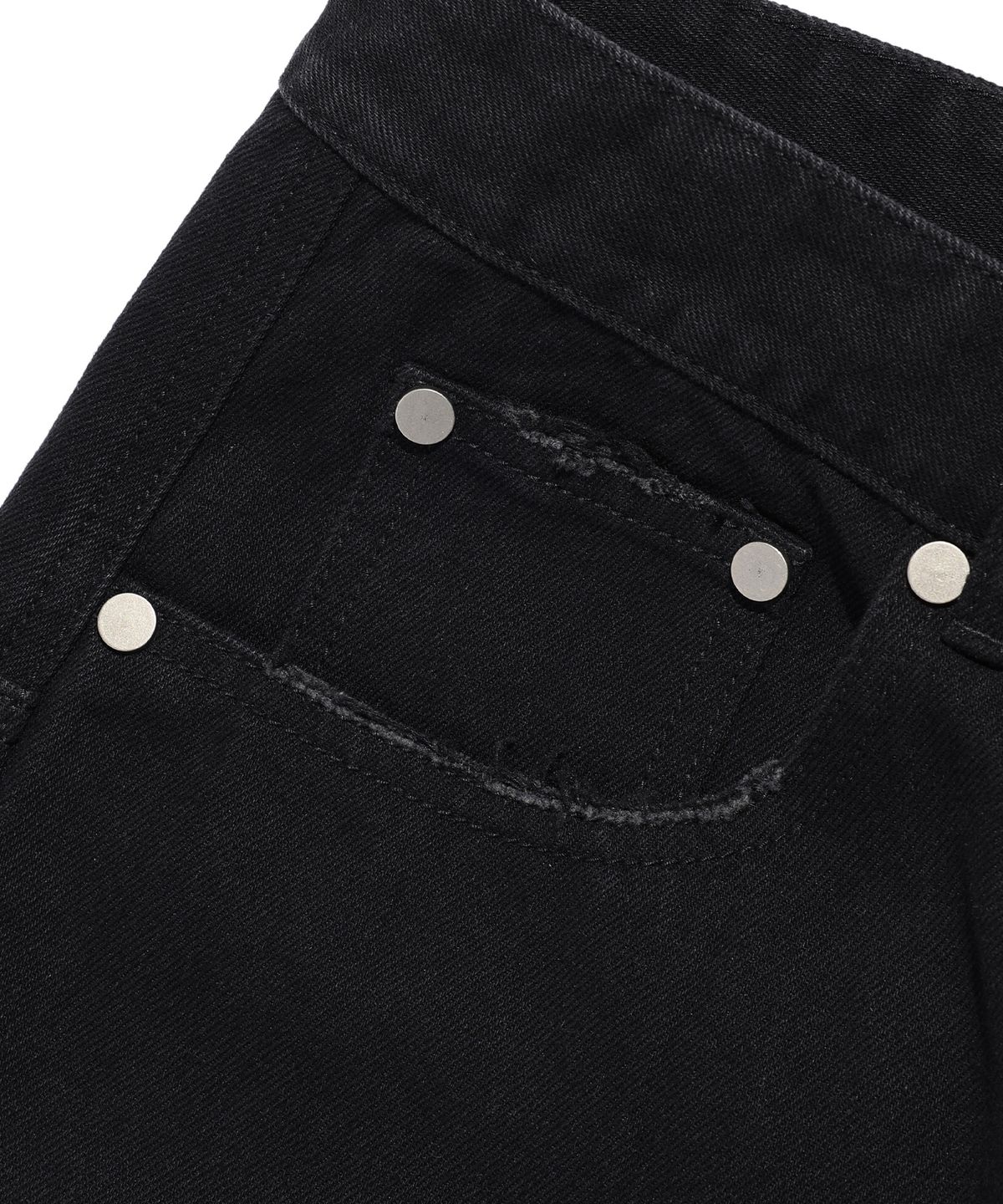 나이스고스트클럽(NICEGHOSTCLUB) LAYERED WASHED JEANS_BLACK(NG2EFUD111A)