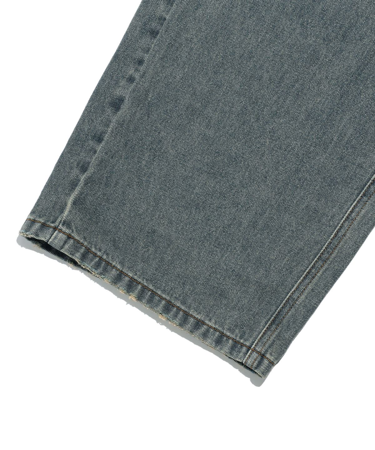 나이스고스트클럽(NICEGHOSTCLUB) LAYERED WASHED JEANS_BLUE(NG2EFUD111A)