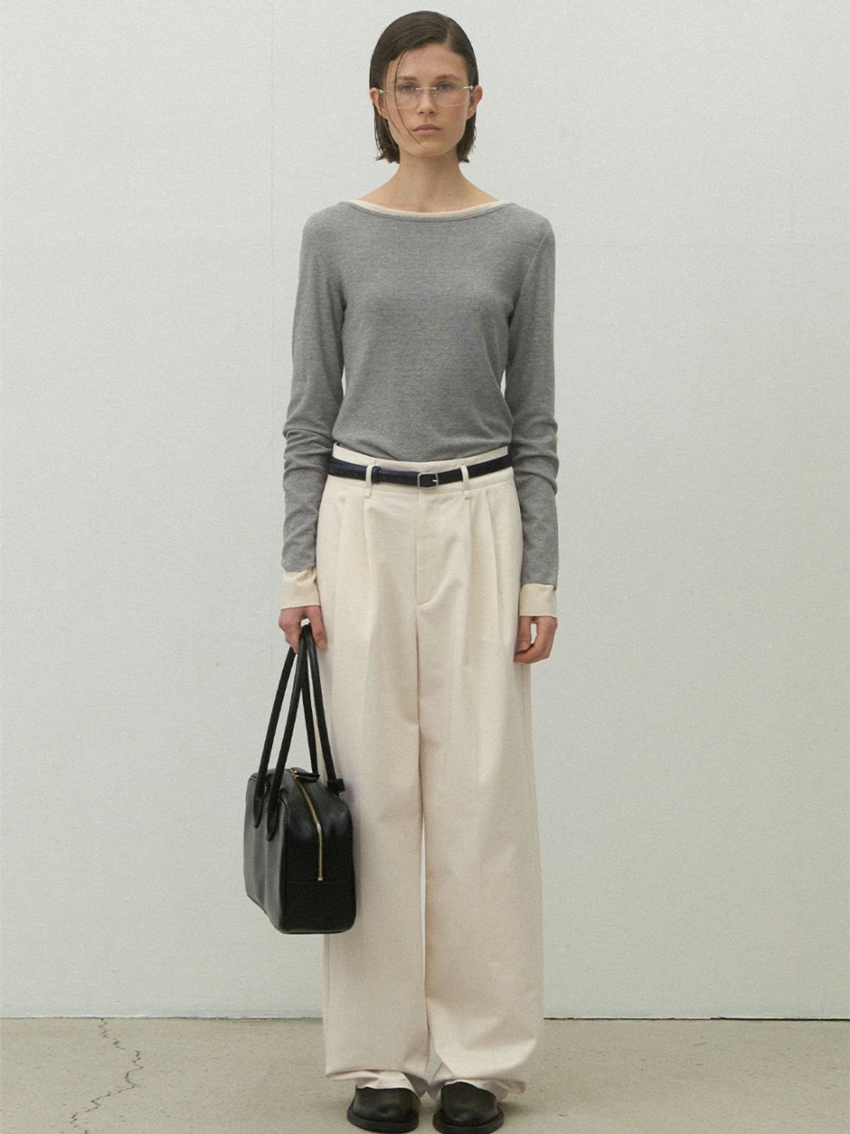 아틀리에 나인(ATELIER NAIN) ESSENTIAL TUCK PANTS S(PT-5596)