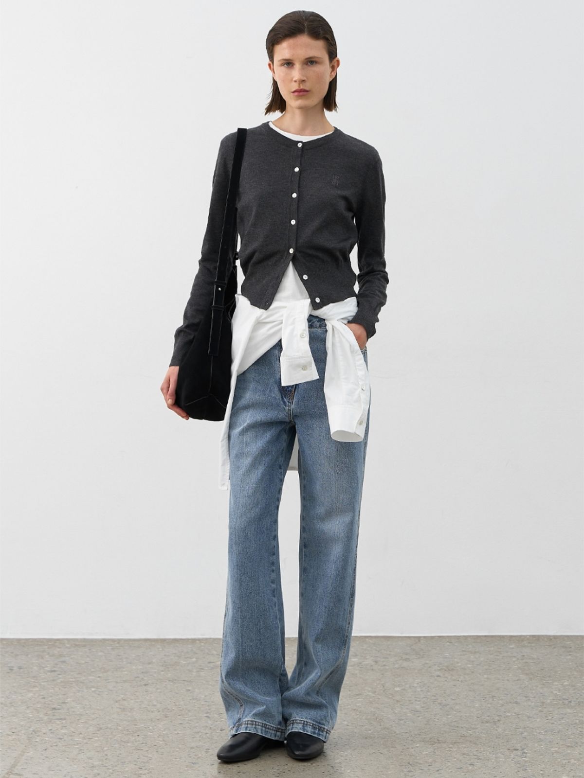 아틀리에 나인(ATELIER NAIN) ESSENTIAL WOOL KNIT CARDIGAN(CD-2147)