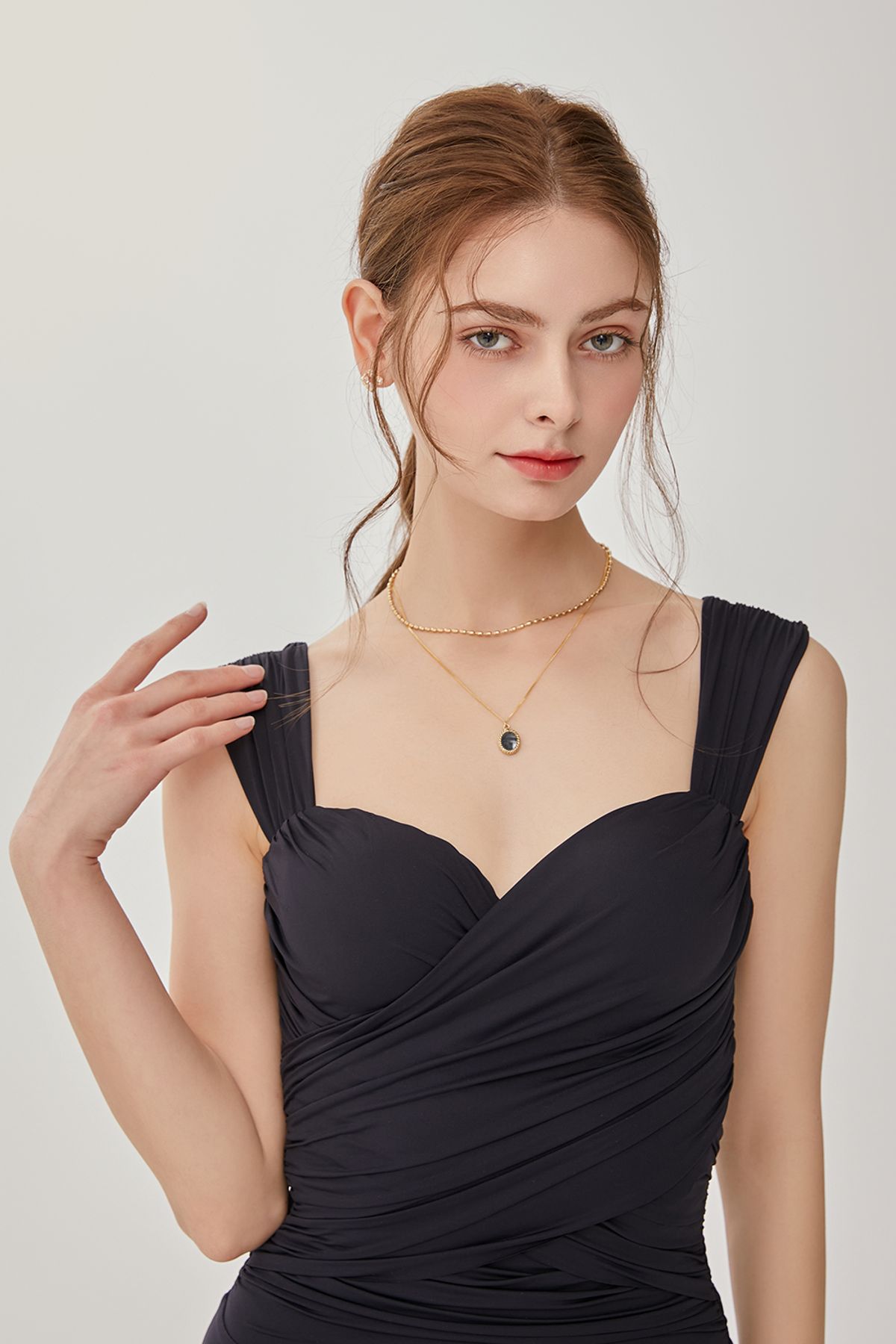 리모아르(LIMOARE) Olivia 올리비아 모노키니 (BK)