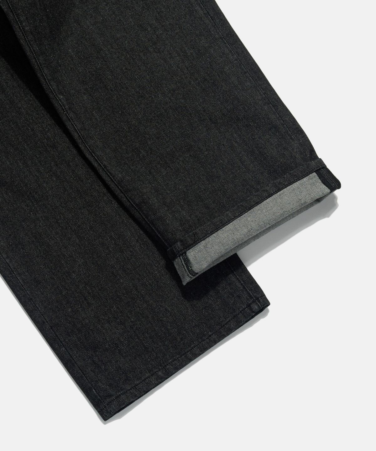 에스피오나지(ESPIONAGE) Cliff Relaxed Denim Pants Black