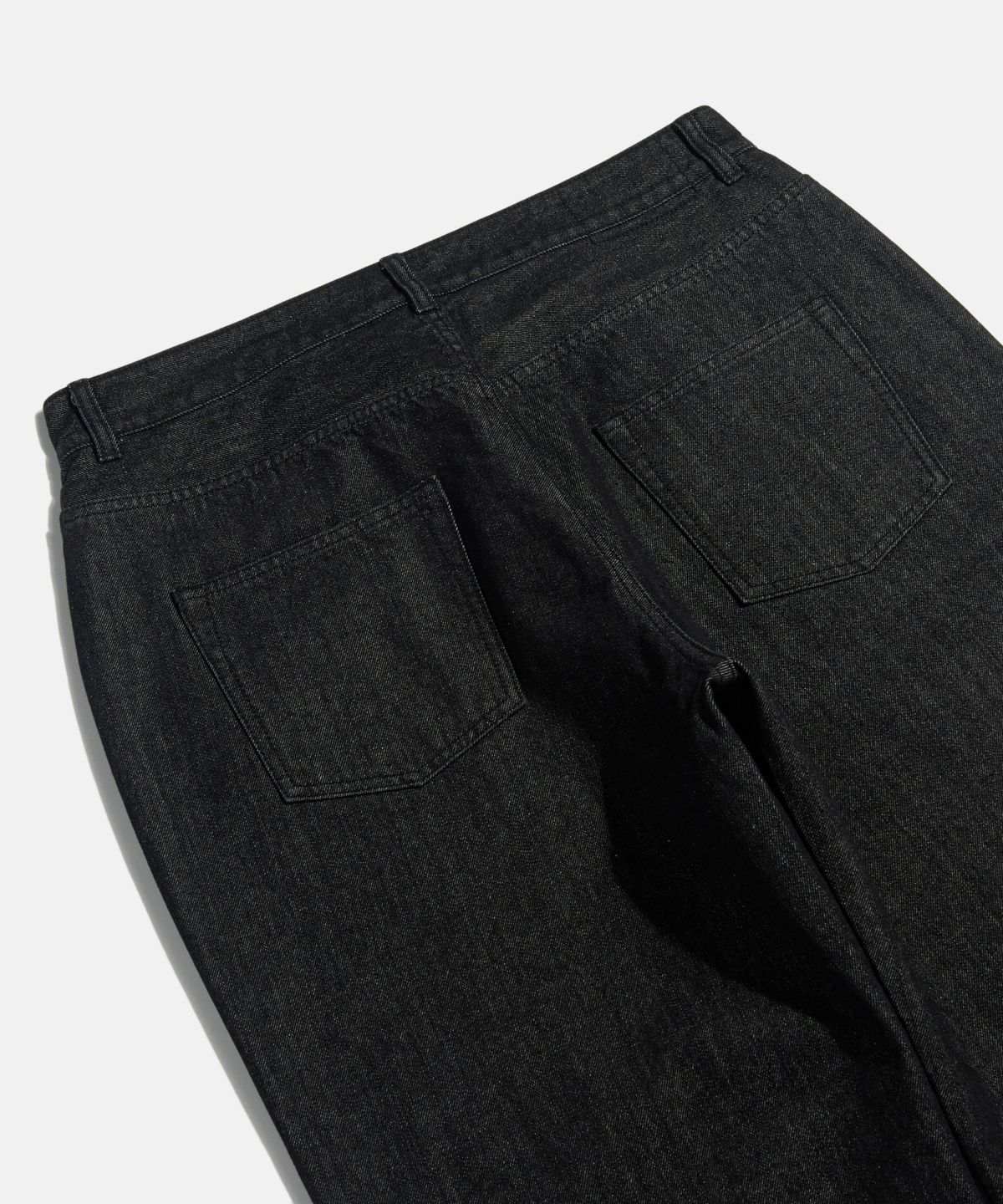 에스피오나지(ESPIONAGE) Cliff Relaxed Denim Pants Black