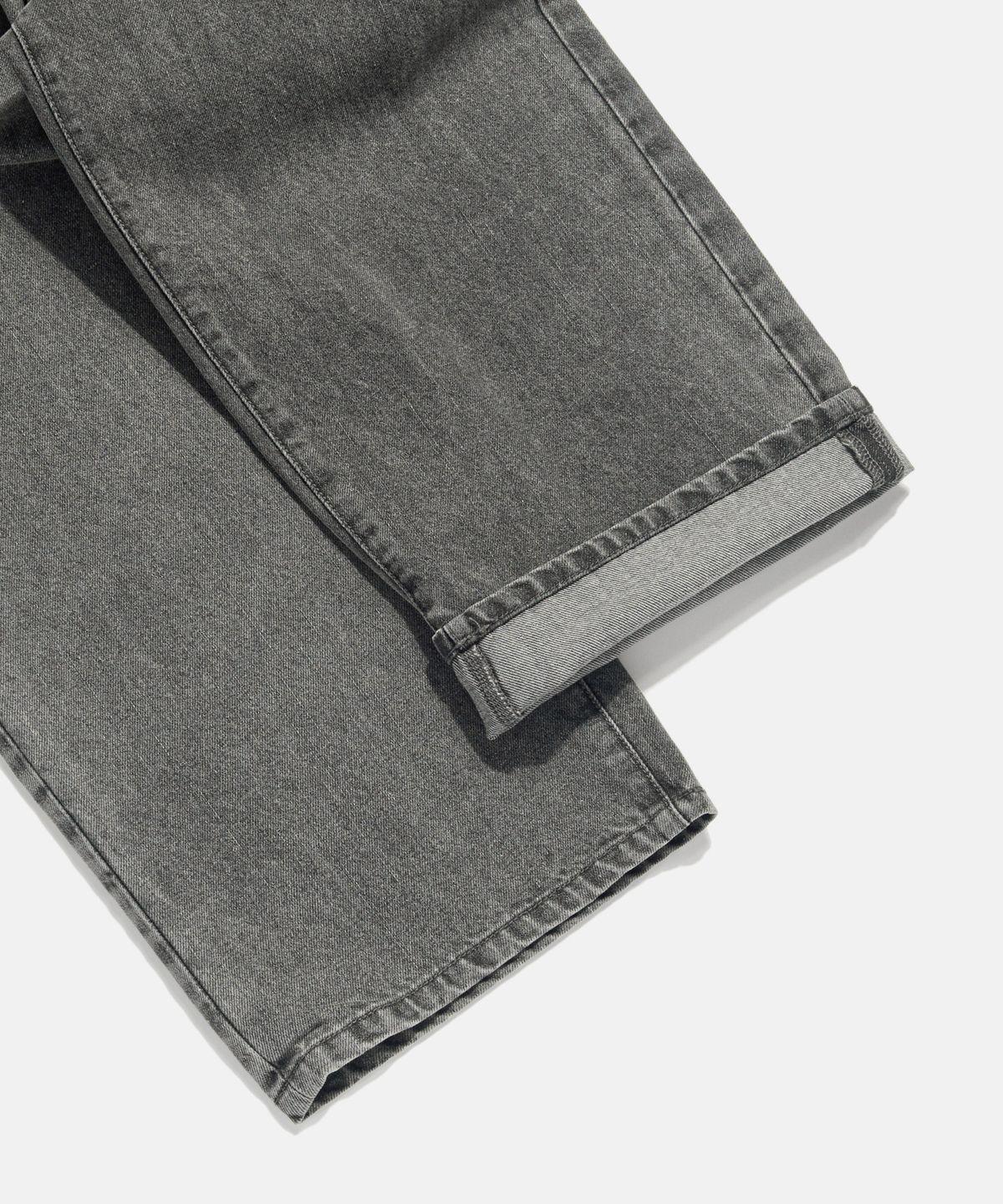 에스피오나지(ESPIONAGE) Cliff Relaxed Denim Pants Warm Grey