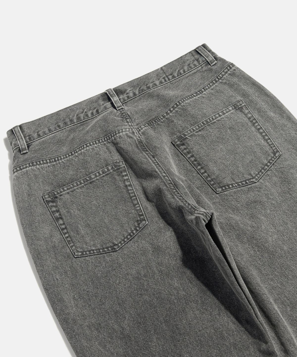 에스피오나지(ESPIONAGE) Cliff Relaxed Denim Pants Warm Grey