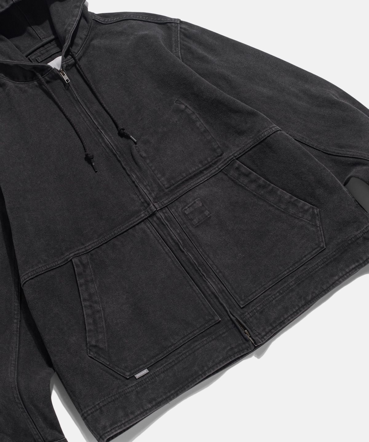 에스피오나지(ESPIONAGE) Ray Canvas Work Parka Charcoal Navy