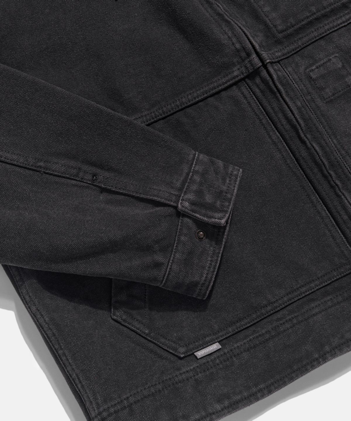 에스피오나지(ESPIONAGE) Ray Canvas Work Parka Charcoal Navy