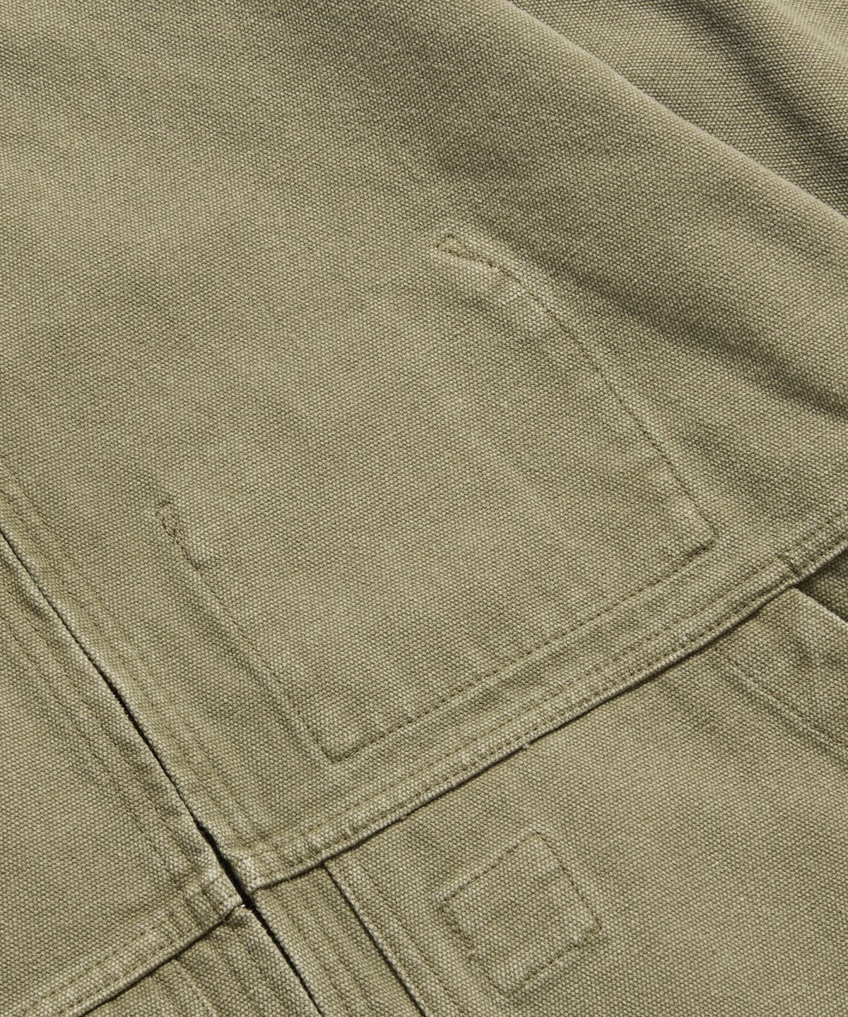 에스피오나지(ESPIONAGE) Ray Canvas Work Parka Khaki Beige