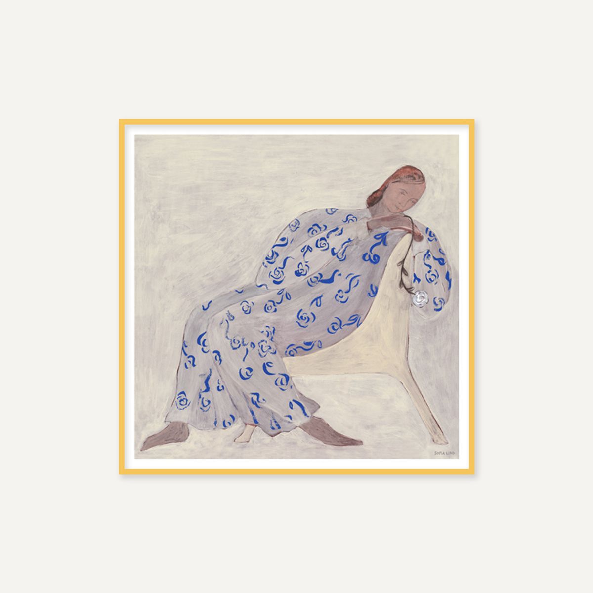 그릿시즌(GREET SEASON) 소피아 린드 Rose (액자 포함)