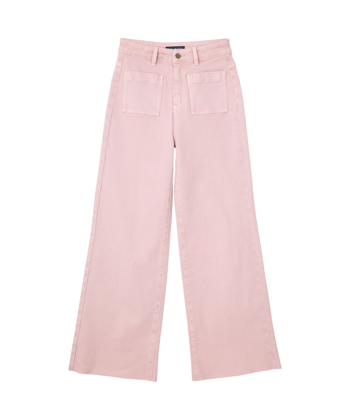 살롱 드 욘(SALON DE YOHN) Wide Denim Pants_ Pink