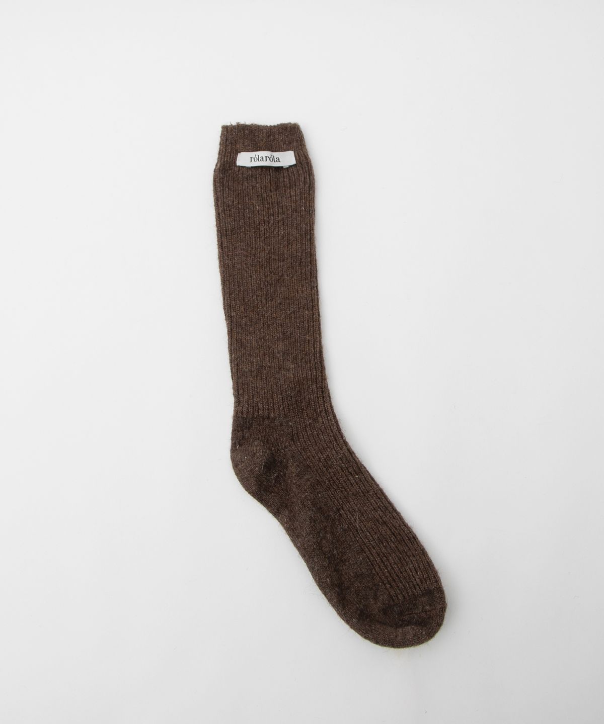 로라로라(ROLAROLA) WOOL LONG SOCKS BROWN