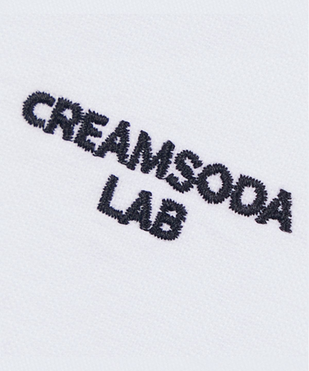 크림소다랩(CREAM SODA LAB) 와펜 스몰 파루로고 옥스포드 셔츠 화이트