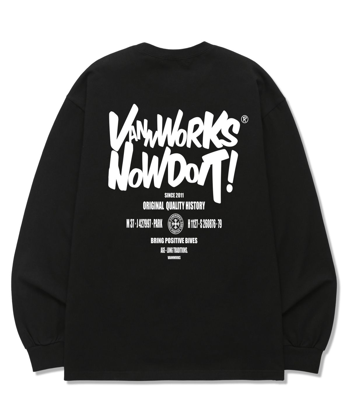 밴웍스(VANNWORKS) DOIT LARGE 롱슬리브 (VLS0088) 블랙