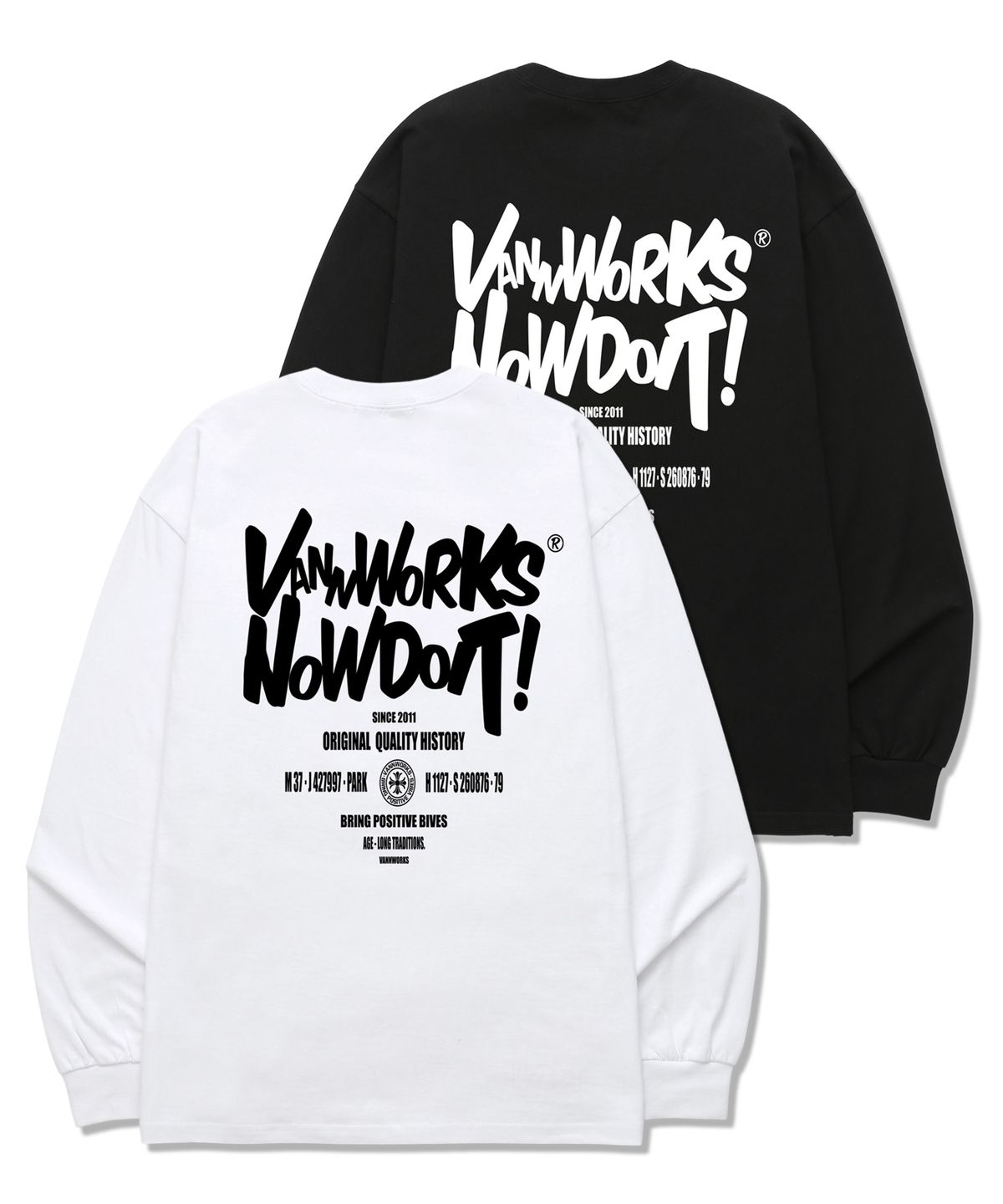 밴웍스(VANNWORKS) DOIT LARGE 롱슬리브 (VLS0088) 블랙