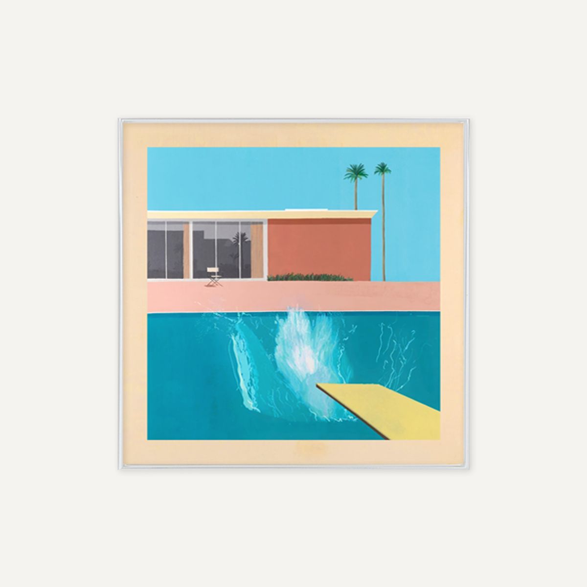 그릿시즌(GREET SEASON) 데이비드 호크니 / A Bigger Splash, 1967 (액자 포함)