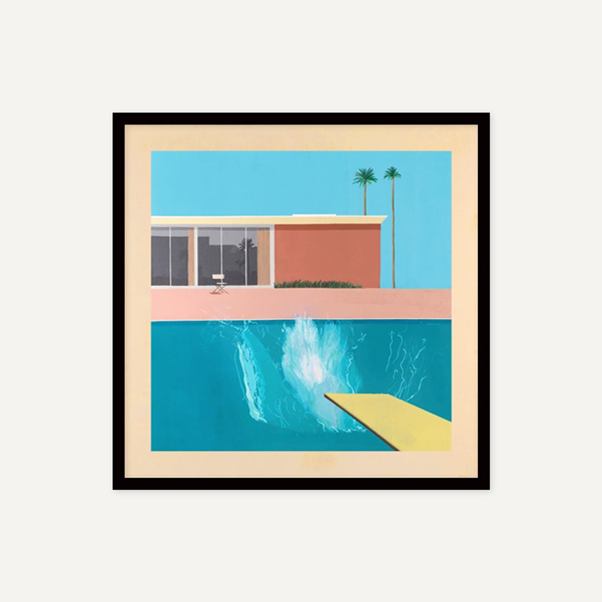 그릿시즌(GREET SEASON) 데이비드 호크니 / A Bigger Splash, 1967 (액자 포함)